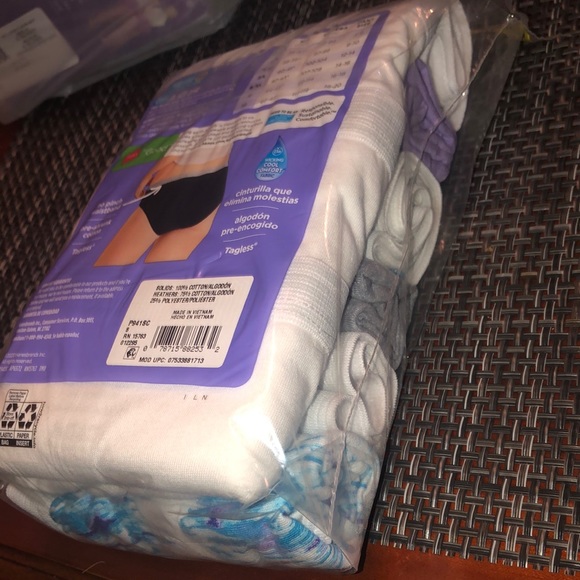 NWT Hanes - hipsters breathable cotton . No ride up sz 8 - Picture 7 of 7